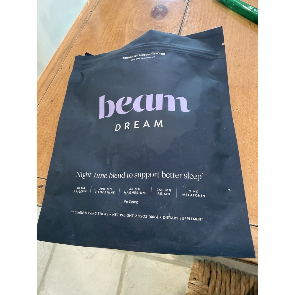 Beam Dream Sleep Powder | L-Theanine, Reishi, Magnesium |9 Servings  Exp. 2027